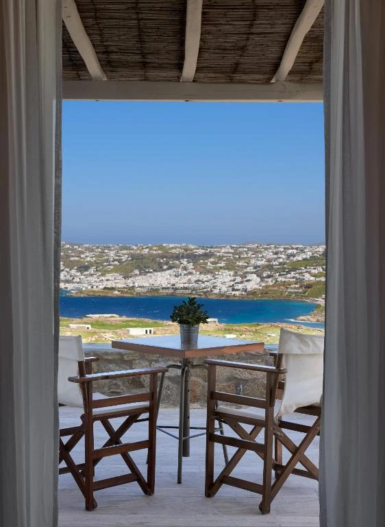 The doorway to the sea-view terrace